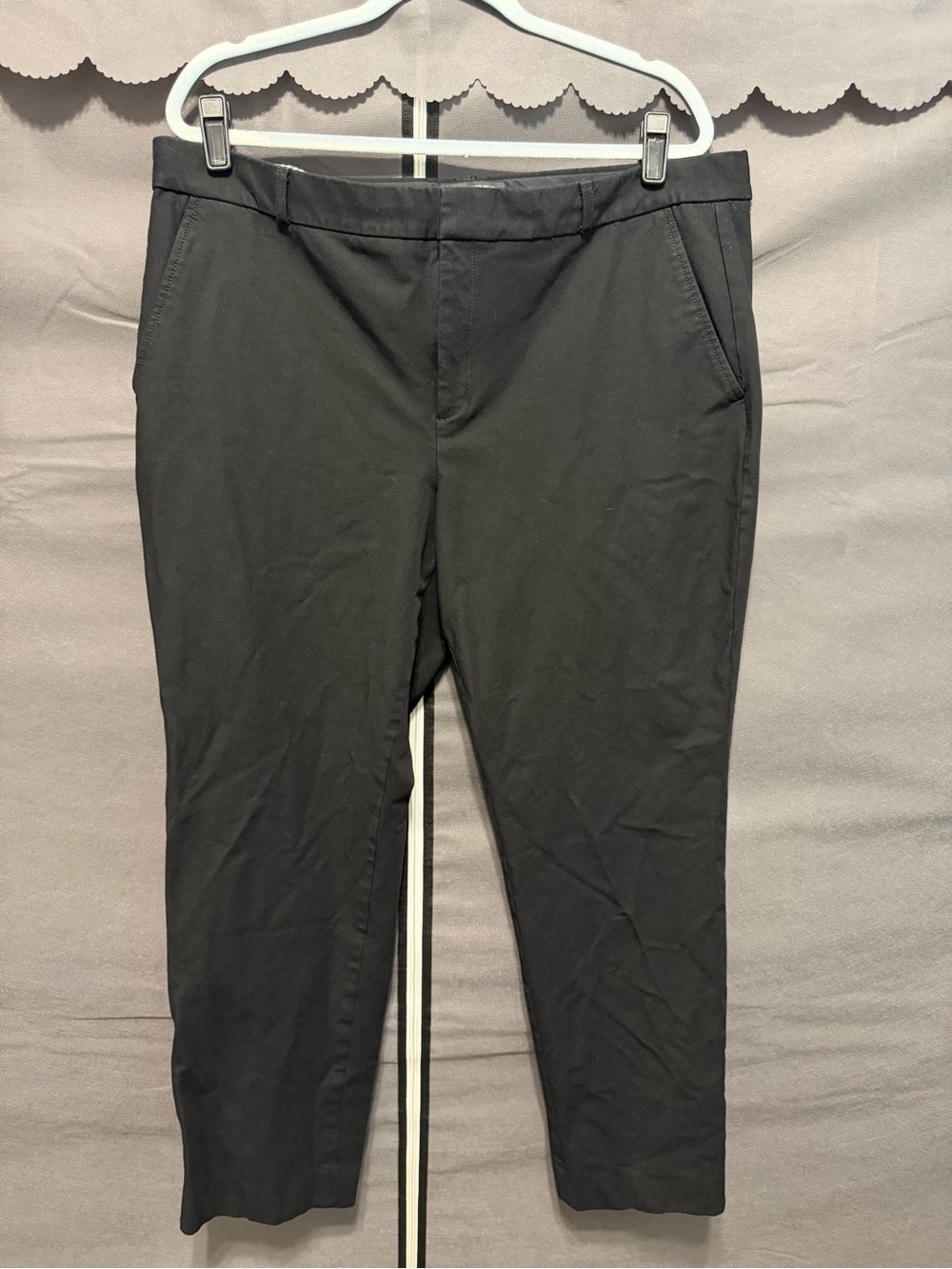 Black Banana Republic Ryan Straight Trouser
